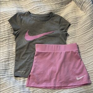 Nike Pink and Gray Dri-FIT Outfit